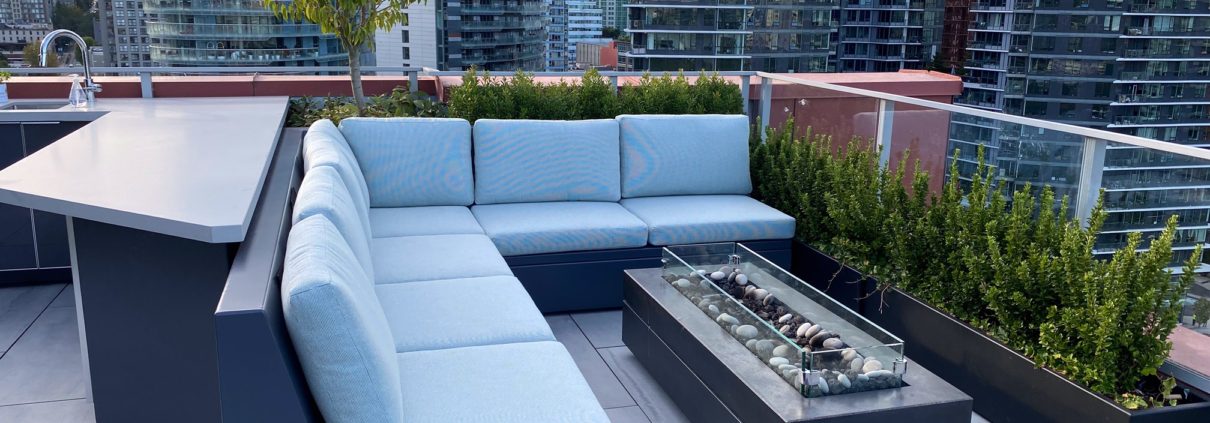 Sectional, grey