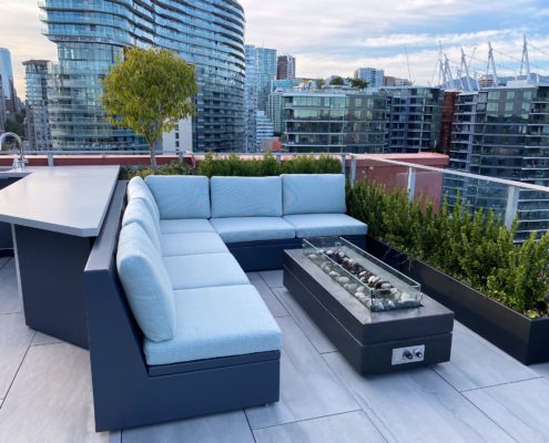 Sectional, grey